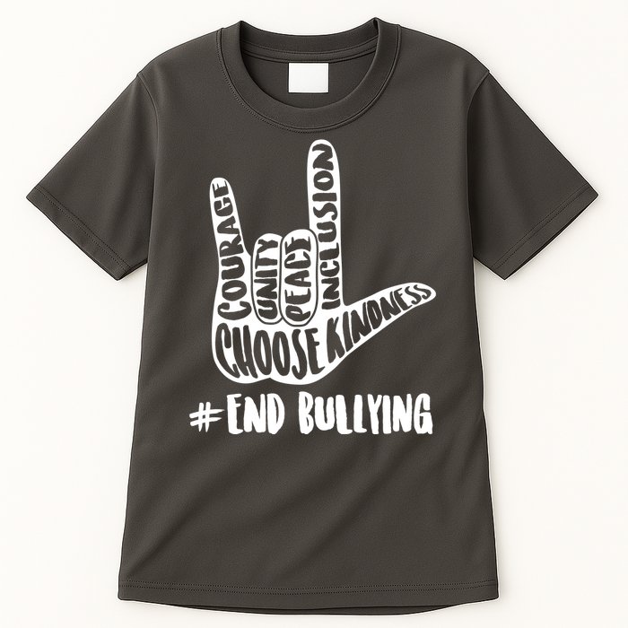 Choose Kindness Rock On # End Bullying Tall T-Shirt