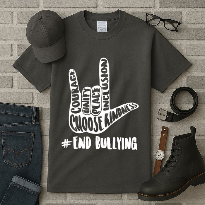 Choose Kindness Rock On # End Bullying Tall T-Shirt