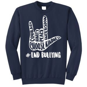 Choose Kindness Rock On # End Bullying Sweatshirt