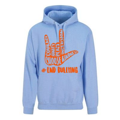 Choose Kindness Rock On # End Bullying Unisex Surf Hoodie