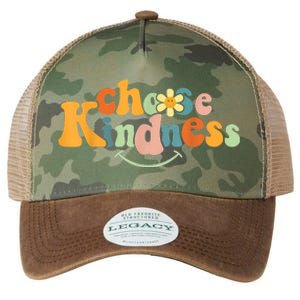 Choose Kindness Retro Groovy Be Kind Inspirationa Legacy Tie Dye Trucker Hat