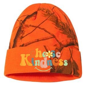 Choose Kindness Retro Groovy Be Kind Inspirationa Kati Licensed 12" Camo Beanie