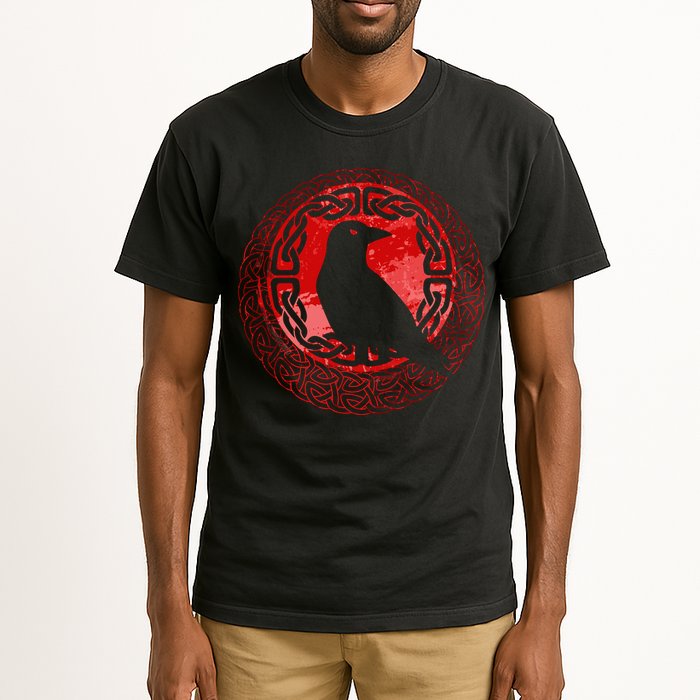 Celtic Knot Raven Crow Tall T-Shirt