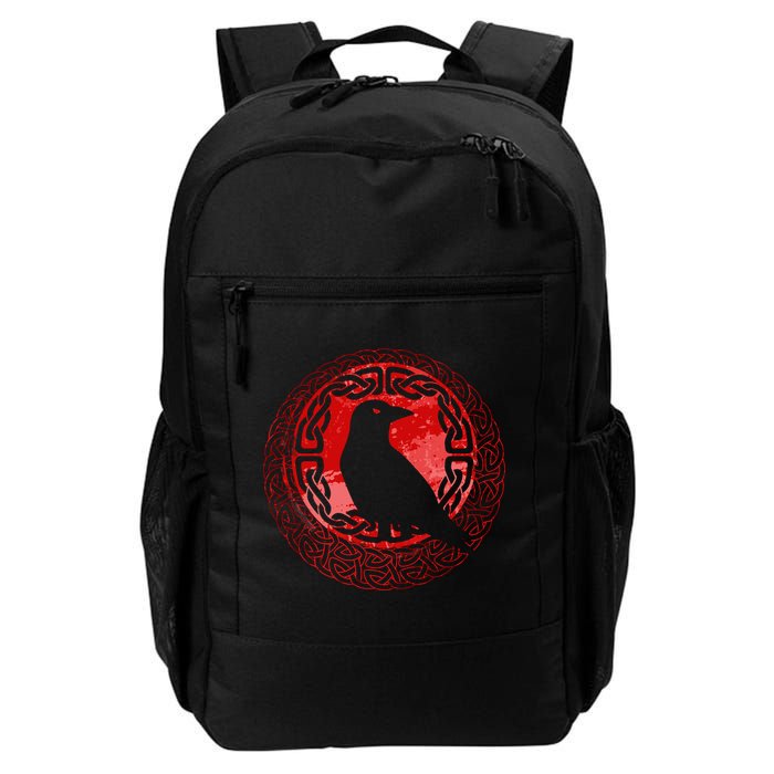 Celtic Knot Raven Crow Backpack