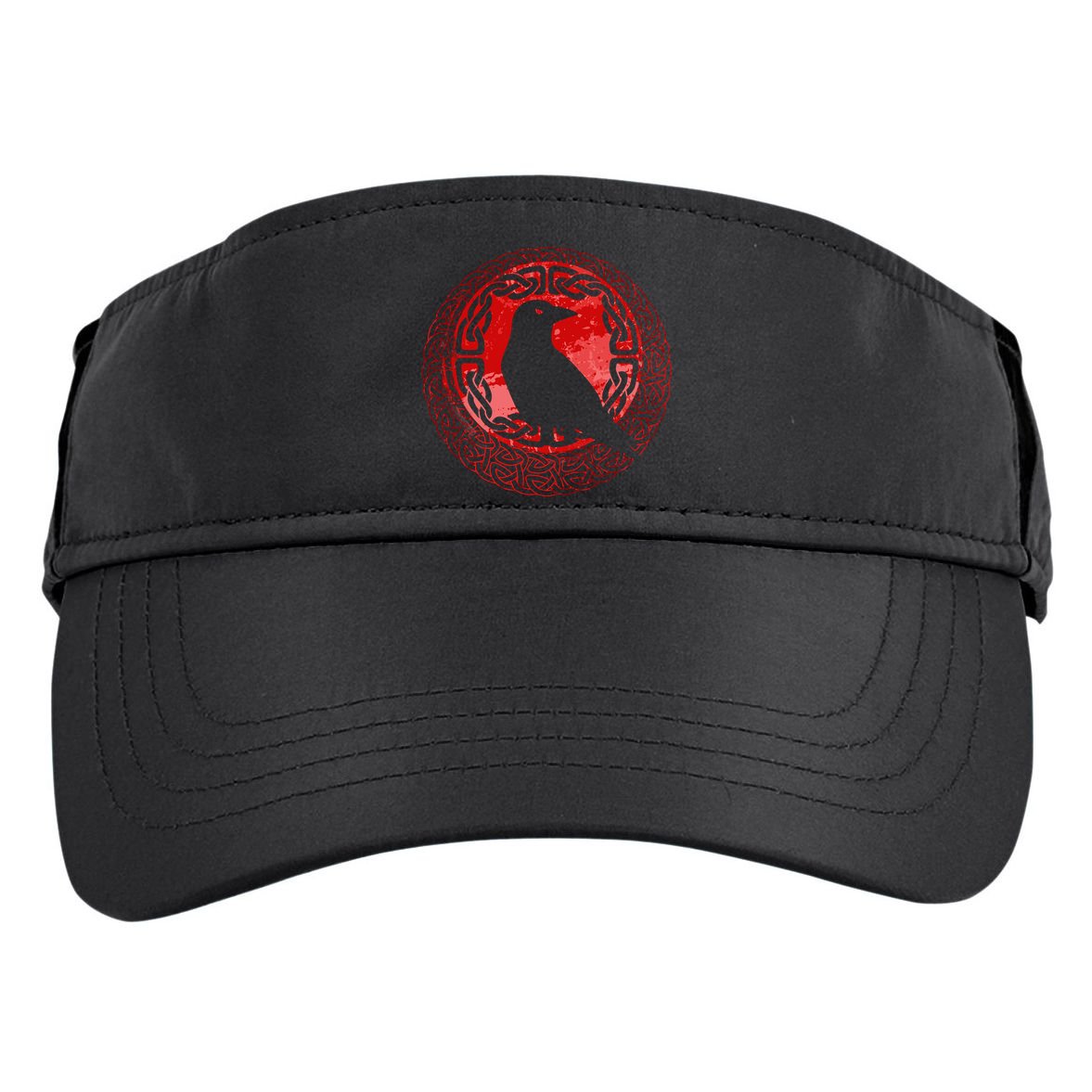 Celtic Knot Raven Crow Adult Drive Performance Visor