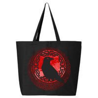 Celtic Knot Raven Crow 25L Jumbo Tote