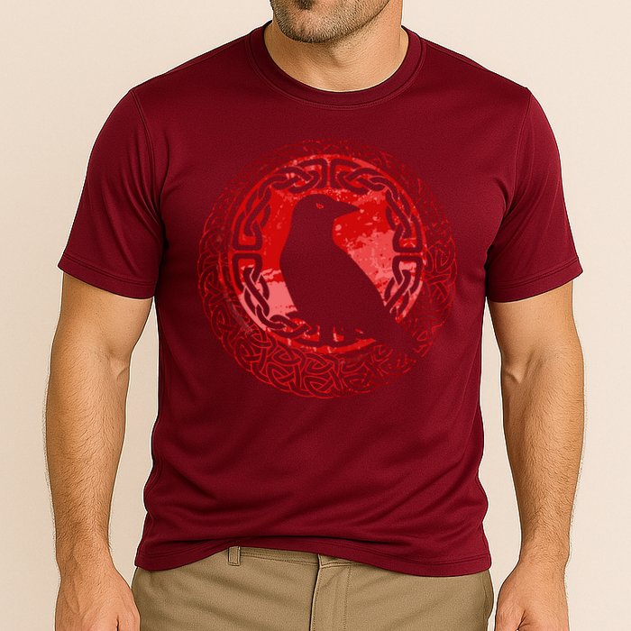 Celtic Knot Raven Crow Performance Shirt