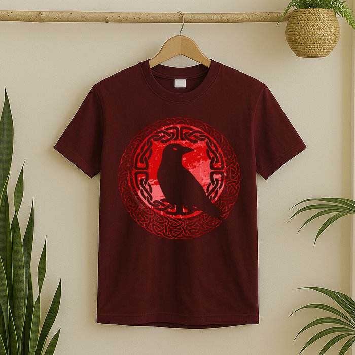Celtic Knot Raven Crow T-Shirt