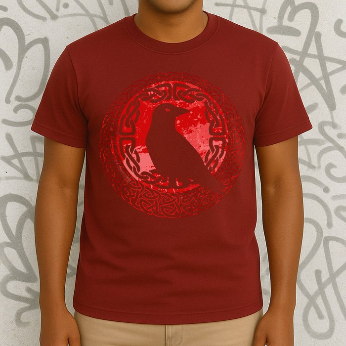 Celtic Knot Raven Crow T-Shirt