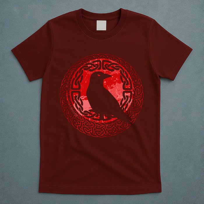 Celtic Knot Raven Crow T-Shirt