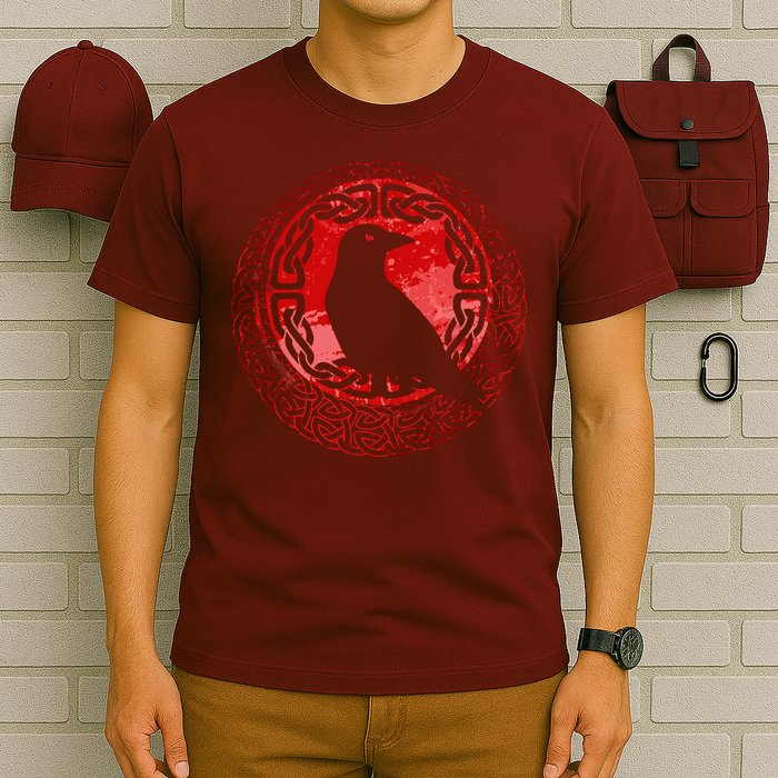 Celtic Knot Raven Crow T-Shirt