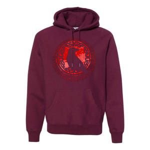 Celtic Knot Raven Crow Premium Hoodie