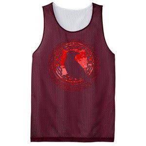 Celtic Knot Raven Crow Mesh Reversible Basketball Jersey Tank