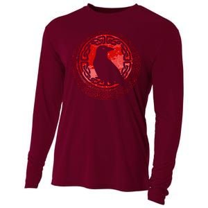 Celtic Knot Raven Crow Cooling Performance Long Sleeve Crew