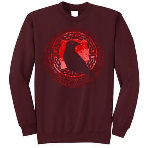 Celtic Knot Raven Crow Tall Sweatshirt