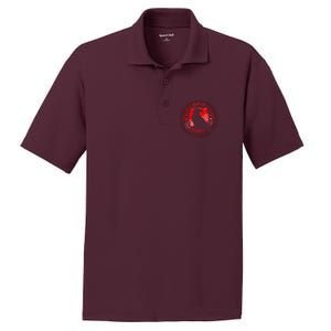 Celtic Knot Raven Crow PosiCharge RacerMesh Polo