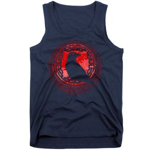 Celtic Knot Raven Crow Tank Top