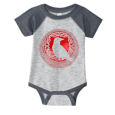 Celtic Knot Raven Crow Infant Baby Jersey Bodysuit