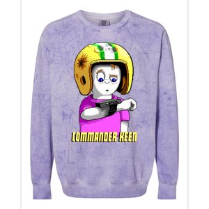 Commander Keen Retro Dos Colorblast Crewneck Sweatshirt