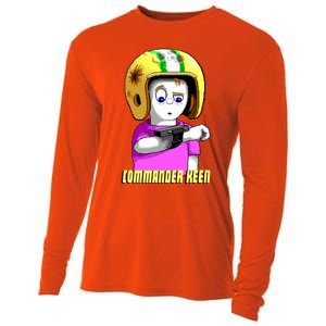 Commander Keen Retro Dos Cooling Performance Long Sleeve Crew