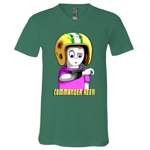 Commander Keen Retro Dos V-Neck T-Shirt