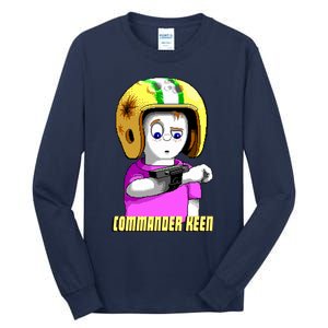 Commander Keen Retro Dos Tall Long Sleeve T-Shirt