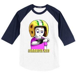 Commander Keen Retro Dos Baseball Sleeve Shirt