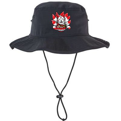 Cute Kitsune Ra Bowl Japanese Noodle Kawaii Anime Fox Legacy Cool Fit Booney Bucket Hat