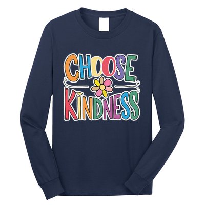 Choose Kindness School Teachers Life Back To School Students Long Sleeve Shirt