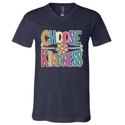 Choose Kindness School Teachers Life Back To School Students V-Neck T-Shirt