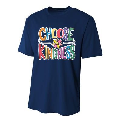 Choose Kindness School Teachers Life Back To School Students Performance Sprint T-Shirt