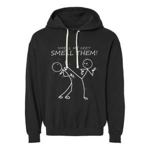 Cool Karate Smell My Feet Smell Them Funny Karate Garment-Dyed Fleece Hoodie