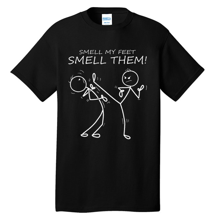 Cool Karate Smell My Feet Smell Them Funny Karate Tall T-Shirt