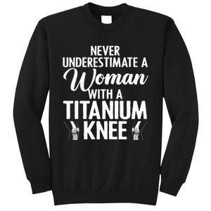 Cool Knee Surgery For Women Girls Titanium Knee Replacement Sweatshirt