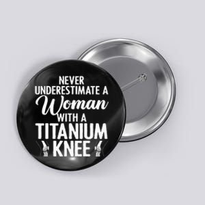 Cool Knee Surgery For Women Girls Titanium Knee Replacement Button