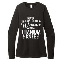 Cool Knee Surgery For Women Girls Titanium Knee Replacement Womens CVC Long Sleeve Shirt