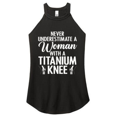 Cool Knee Surgery For Women Girls Titanium Knee Replacement Women's Perfect Tri Rocker Tank