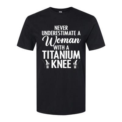 Cool Knee Surgery For Women Girls Titanium Knee Replacement Softstyle® CVC T-Shirt