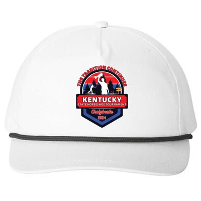 Chalybeate Ky State Horseshoe Pitching Tournament 2024 Snapback Five-Panel Rope Hat