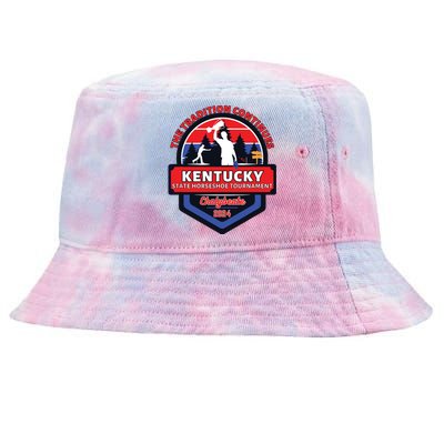 Chalybeate Ky State Horseshoe Pitching Tournament 2024 Tie-Dyed Bucket Hat