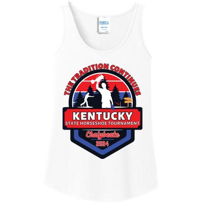 Chalybeate Ky State Horseshoe Pitching Tournament 2024 Ladies Essential Tank