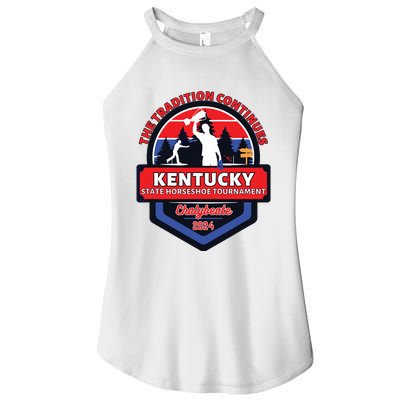 Chalybeate Ky State Horseshoe Pitching Tournament 2024 Women's Perfect Tri Rocker Tank