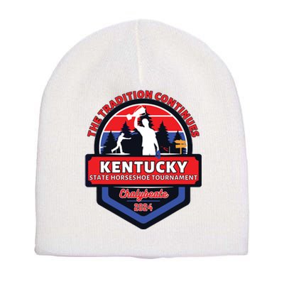 Chalybeate Ky State Horseshoe Pitching Tournament 2024 Short Acrylic Beanie