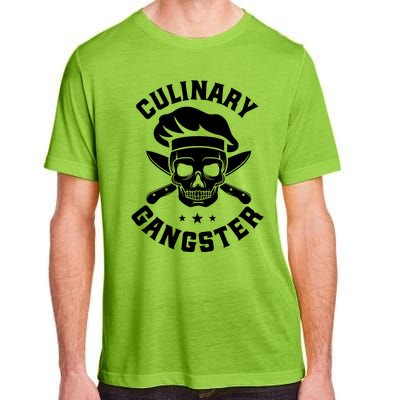 Chef Knife Skull Gangster Culinary Gangster Gift Funny Gift Adult ChromaSoft Performance T-Shirt