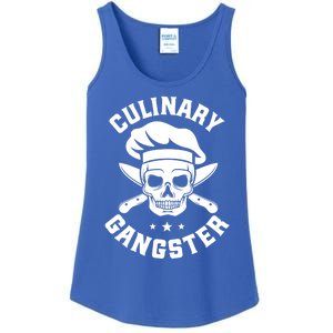 Chef Knife Skull Gangster Culinary Gangster Gift Funny Gift Ladies Essential Tank