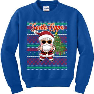 Christmas Kpop Santa Oppa K Pop Gift Kids Sweatshirt