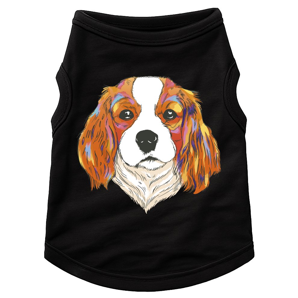 Cavalier King Spaniel Colorful Dog Doggie Tank