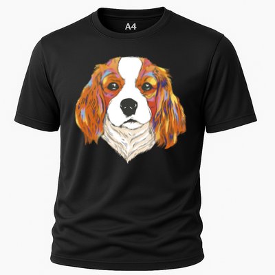 Cavalier King Spaniel Colorful Dog Performance Shirt