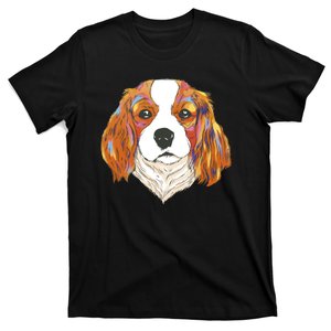 Cavalier King Spaniel Colorful Dog T-Shirt