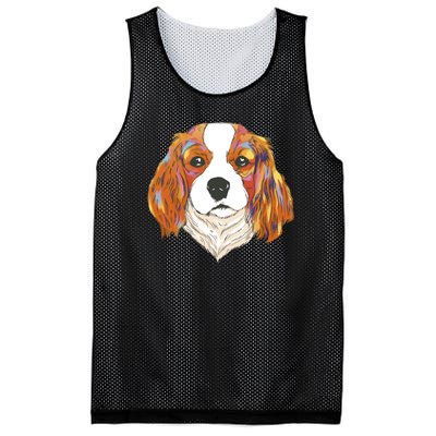 Cavalier King Spaniel Colorful Dog Mesh Reversible Basketball Jersey Tank